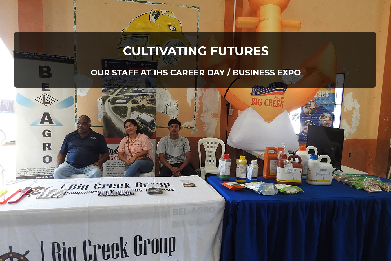 Cultivating Futures: Our Staff at IHS Career Day / Business Expo