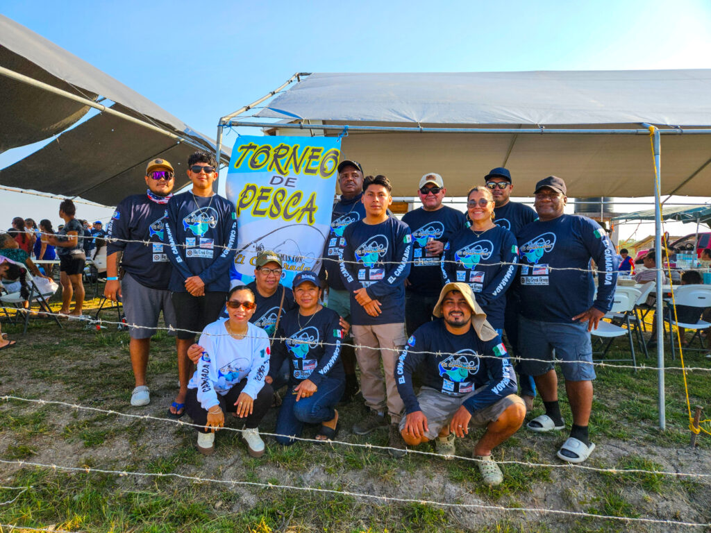 Team and supporters together at the event