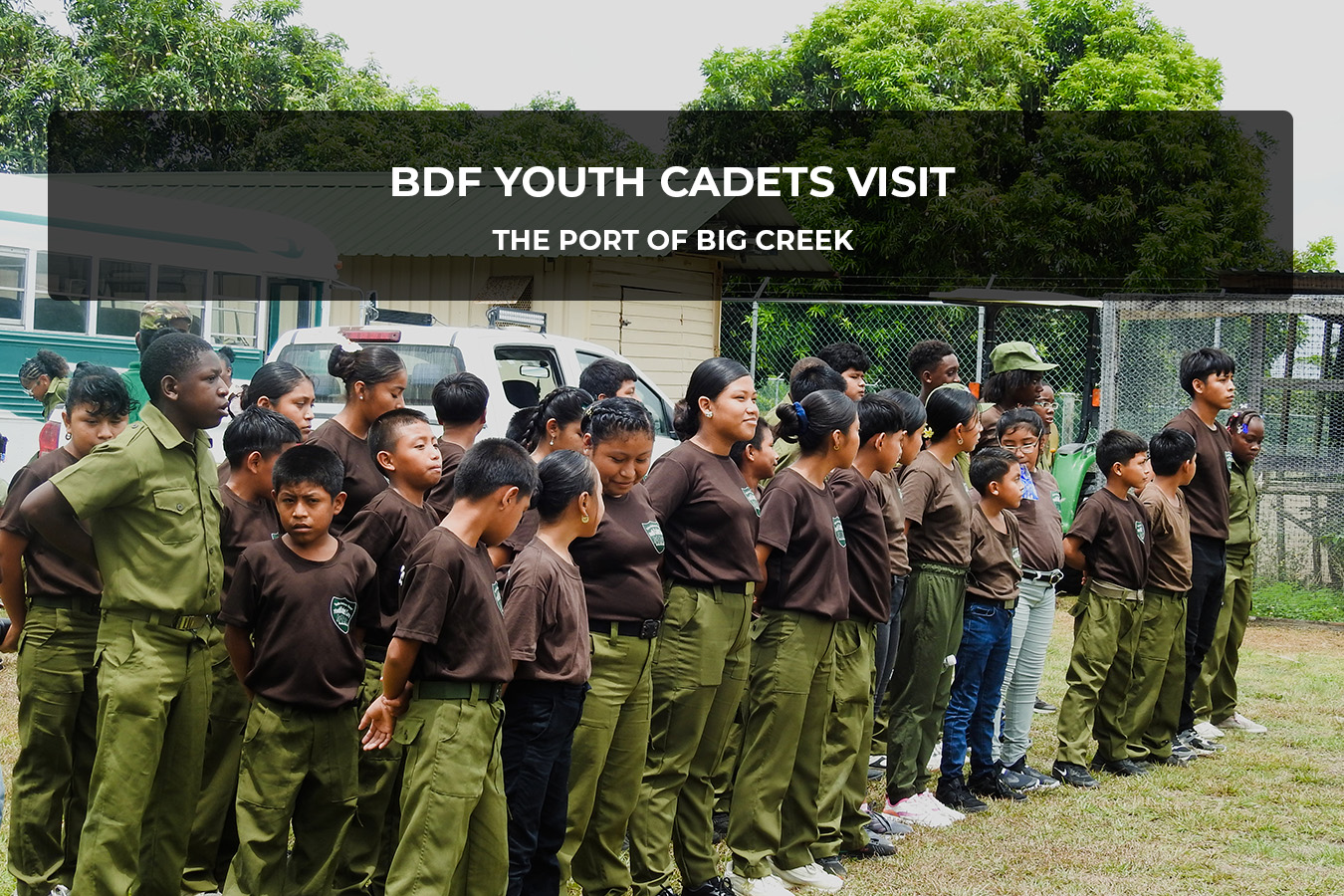 BDF Youth Cadets Visit The Port of Big Creek